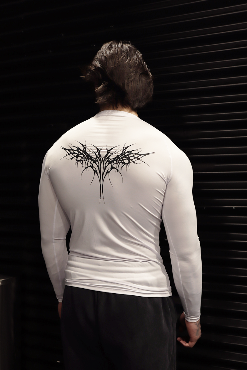 UC023 Envy Compression Longsleeve - White