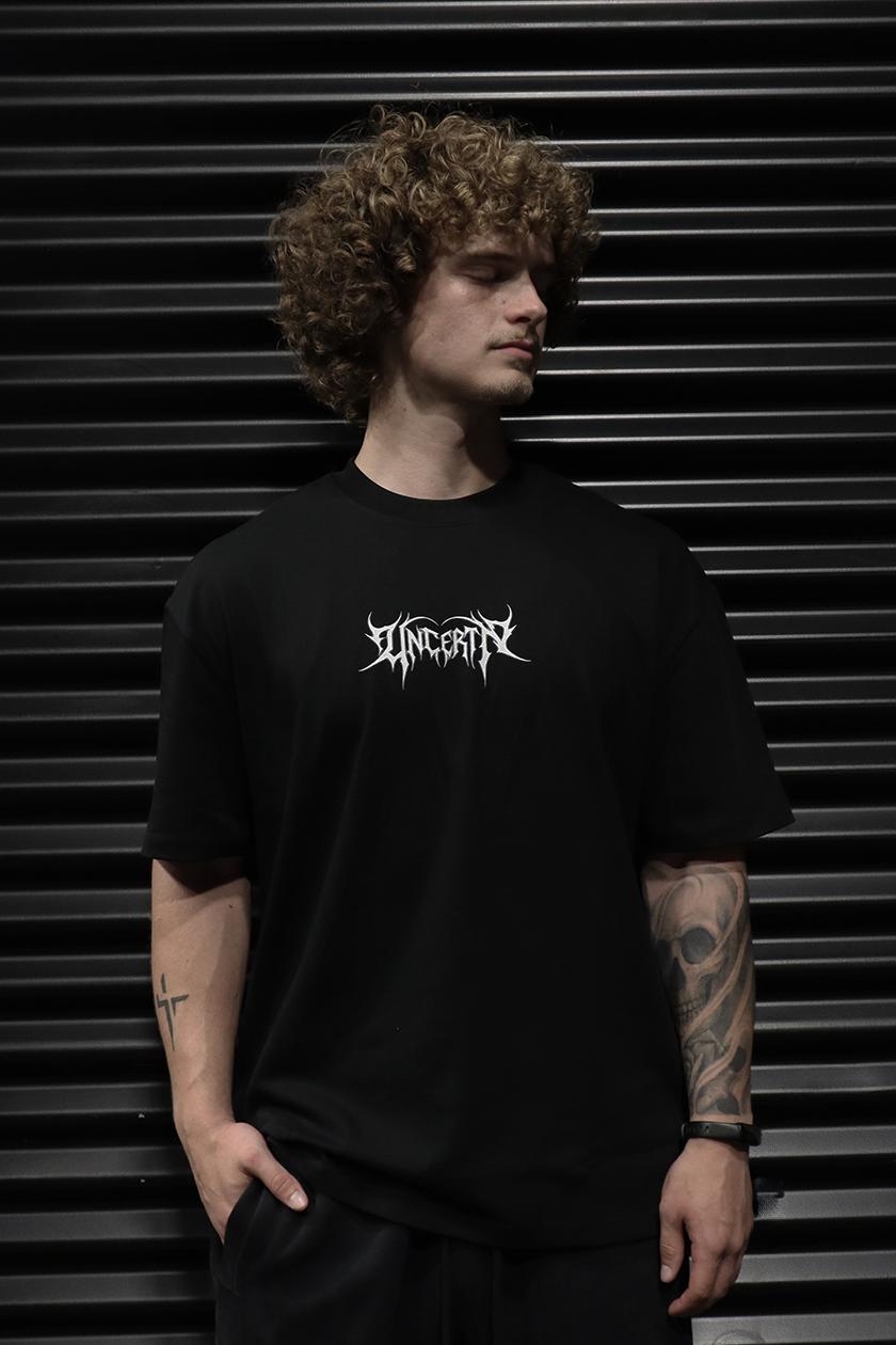 UC034 Dusk Oversized Tee - Black