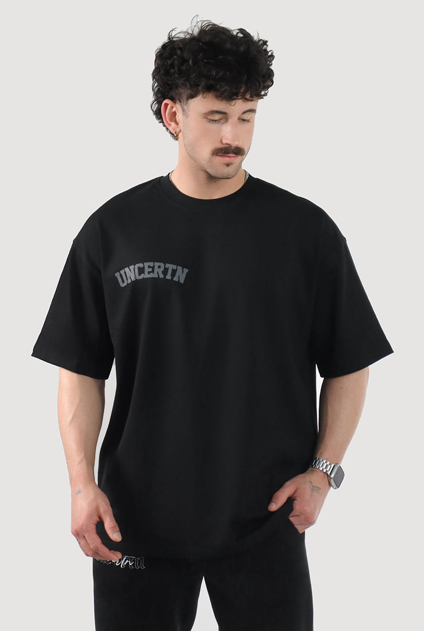 UC055 Apex Oversized Tee - Black