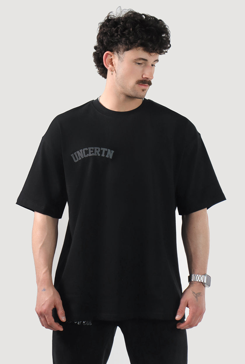 UC055 Apex Oversized Tee - Black