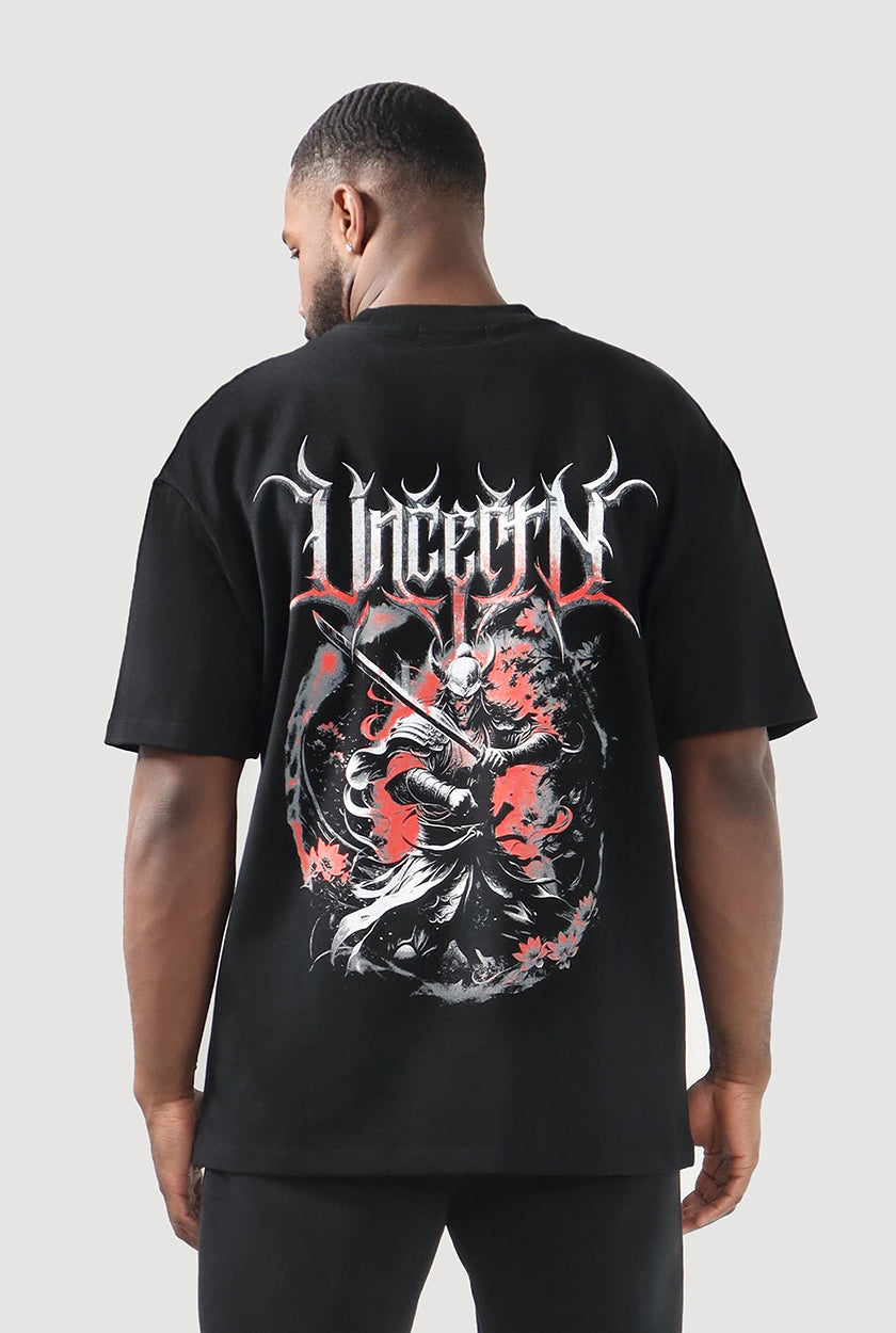 UC038 Obsidian Oversized Tee - Black