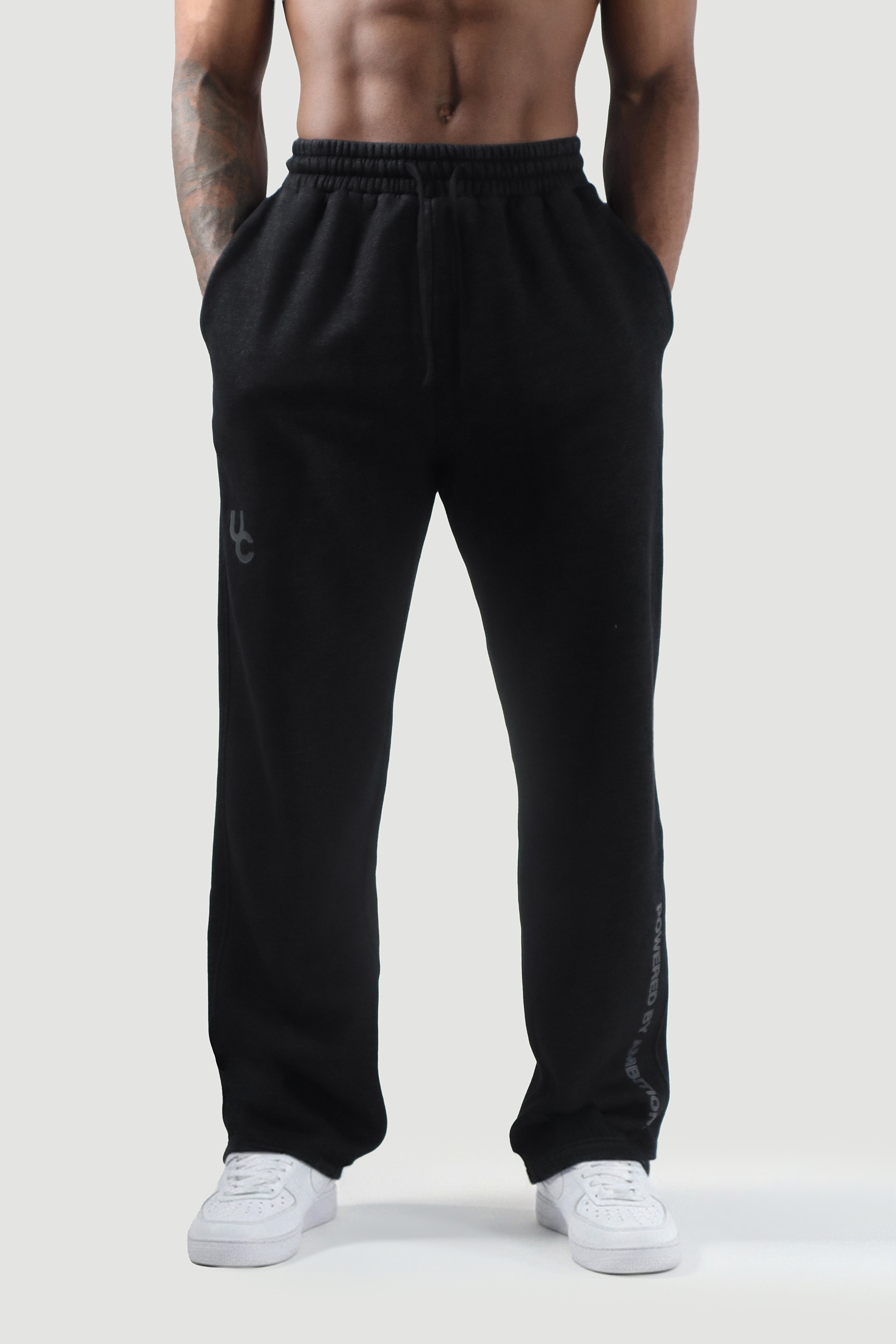 UC042 Foundation Oversized Joggers - Black Wash