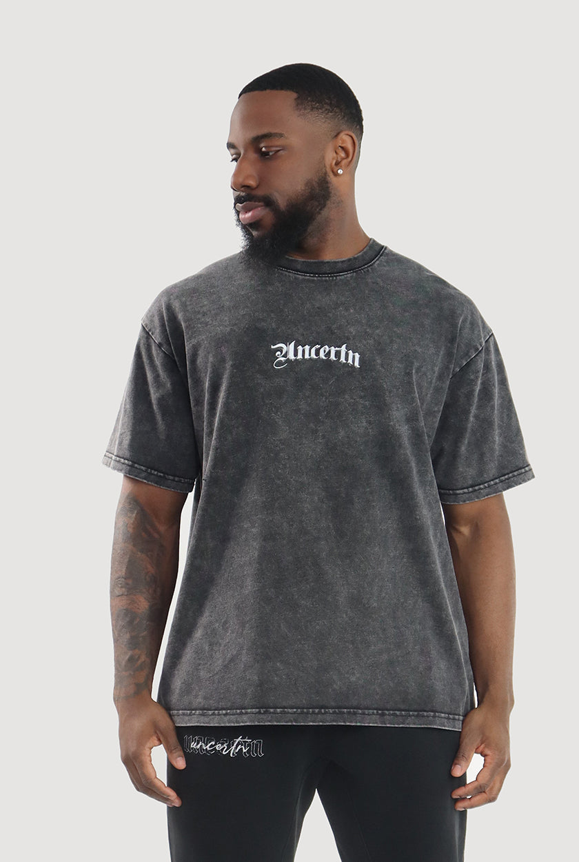 UC028 Oblivion Oversized Tee - Black Wash