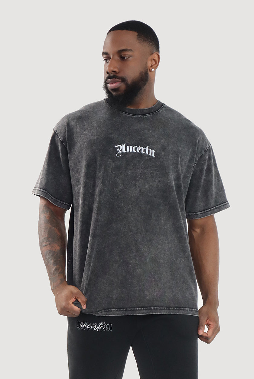 UC028 Oblivion Oversized Tee - Black Wash