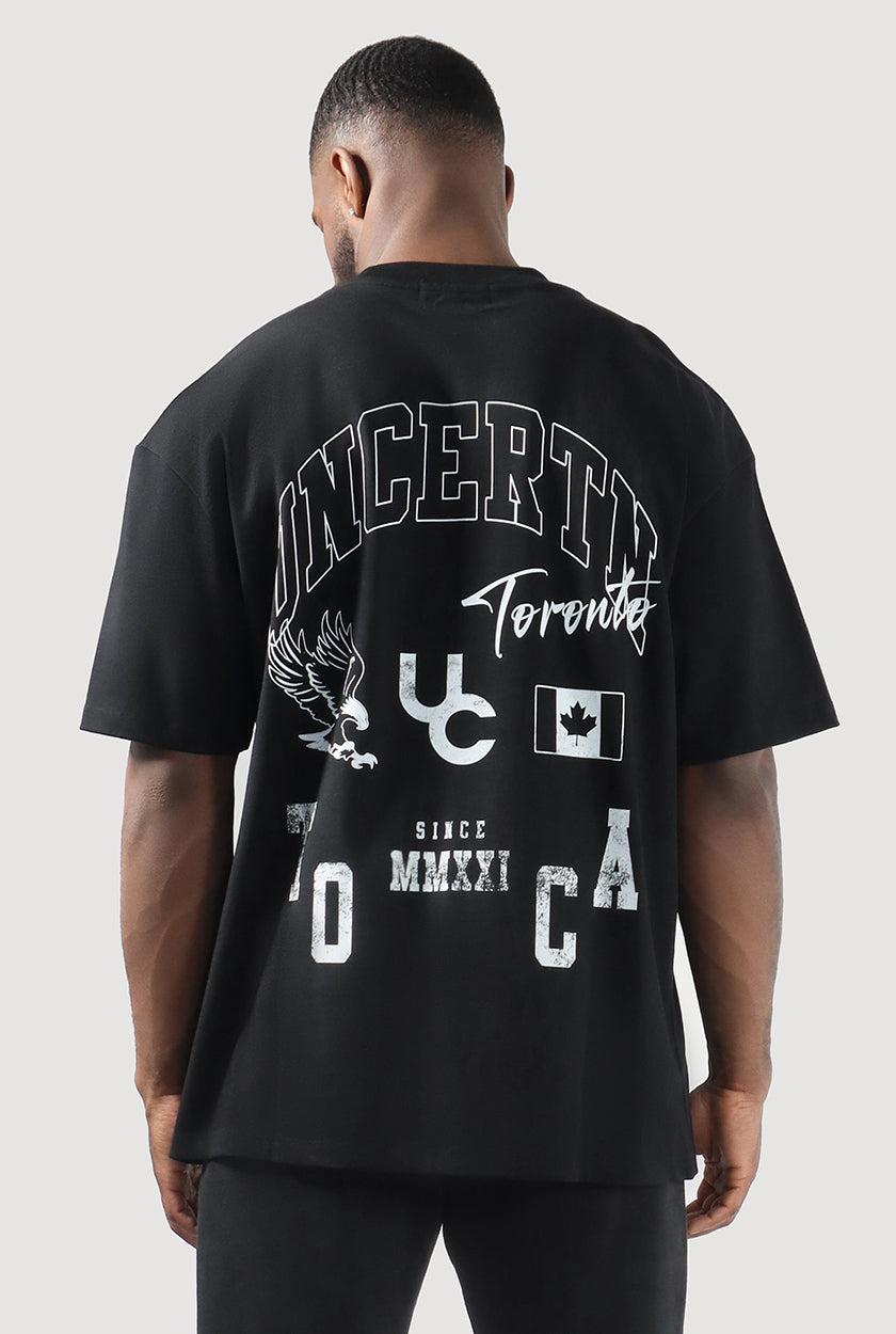 UC011 Phantom Oversized Tee - Black