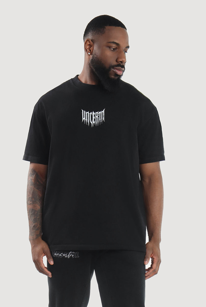 UC022 Envy Oversized Tee - Black