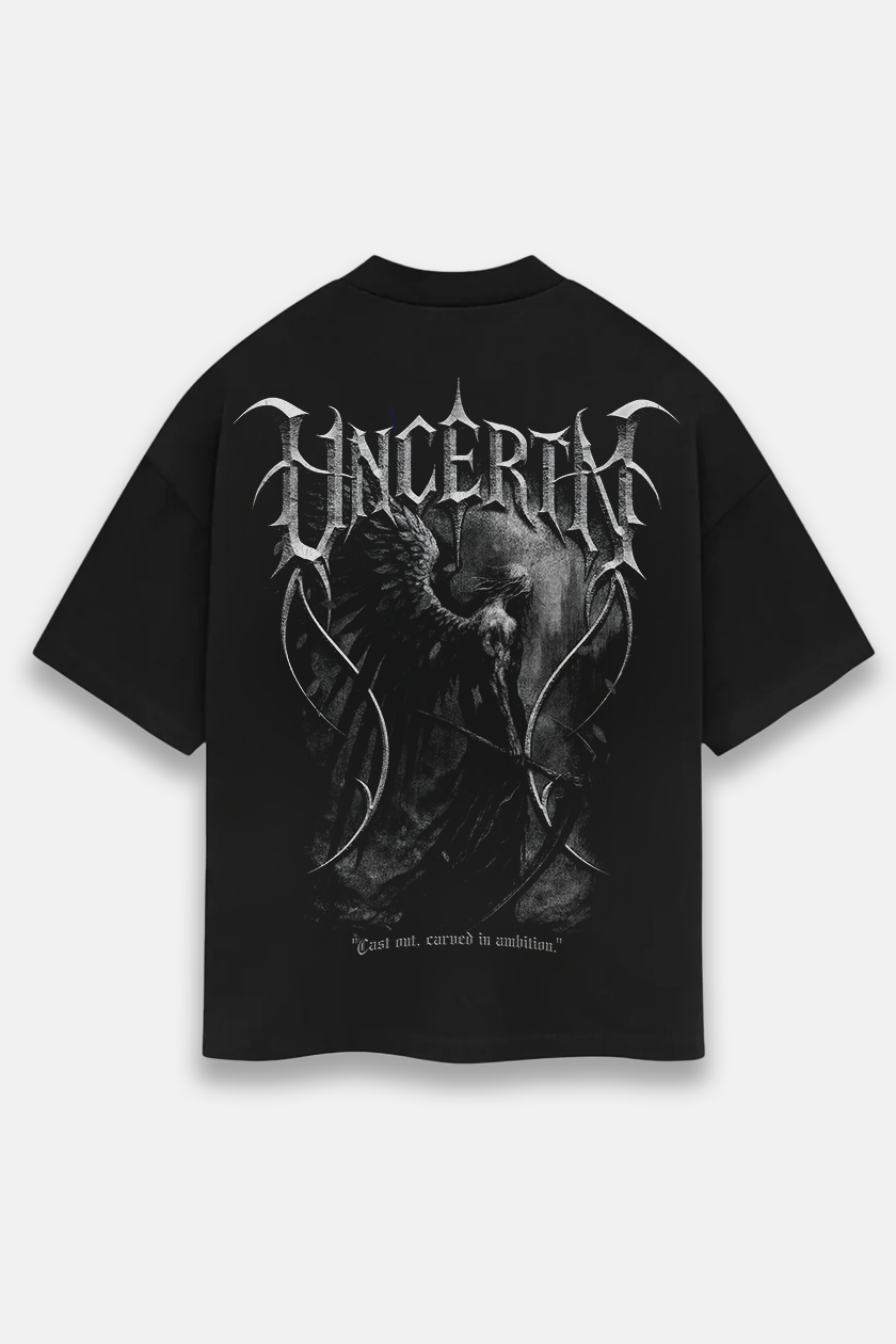 UC035 Nightfall Oversized Tee - Black