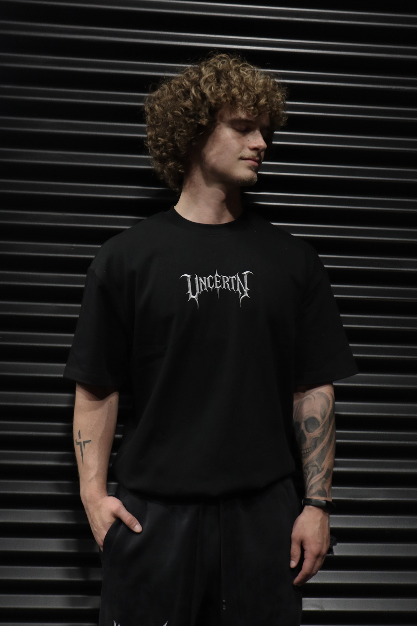 UC035 Nightfall Oversized Tee - Black