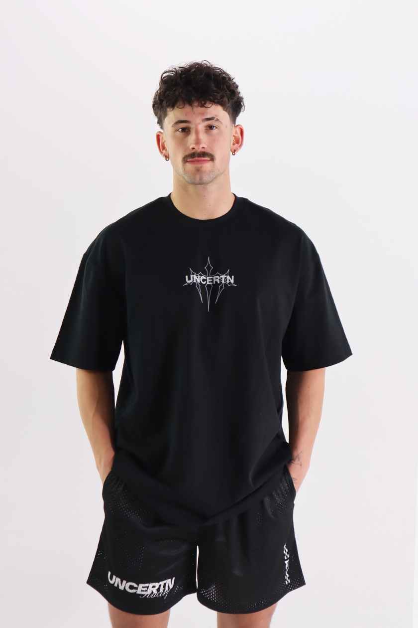 UC014 Reign Oversized Tee - Black