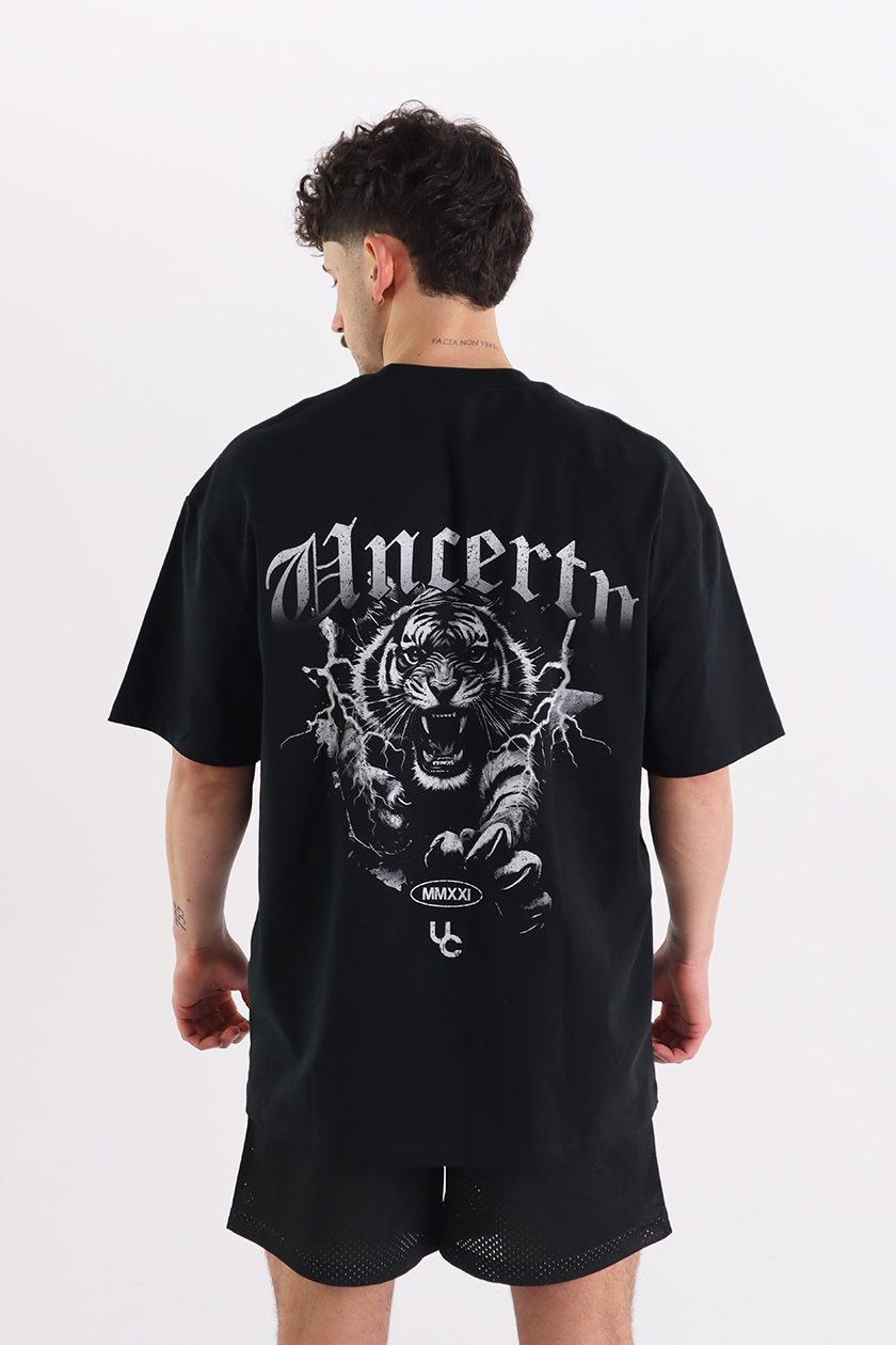 UC014 Reign Oversized Tee - Black