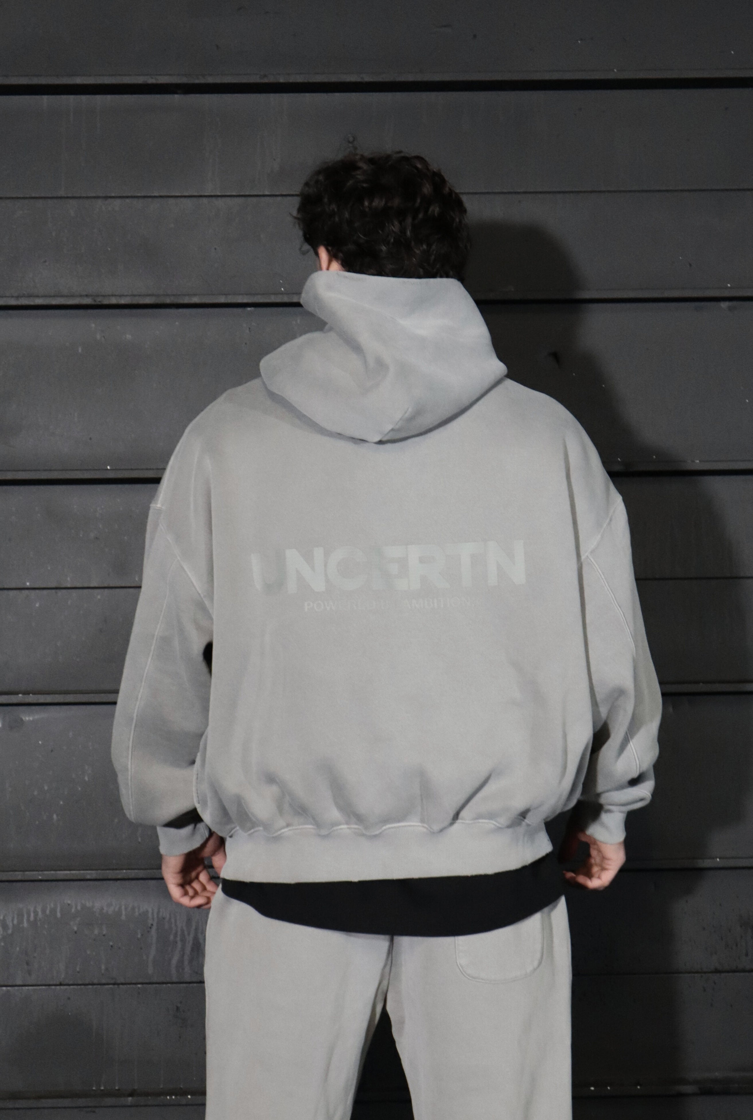 UC041 Foundation Oversized Hoodie - Stone Wash
