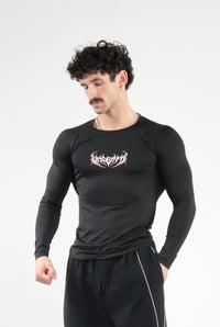 UC046 Void Compression Longsleeve - Black/Red
