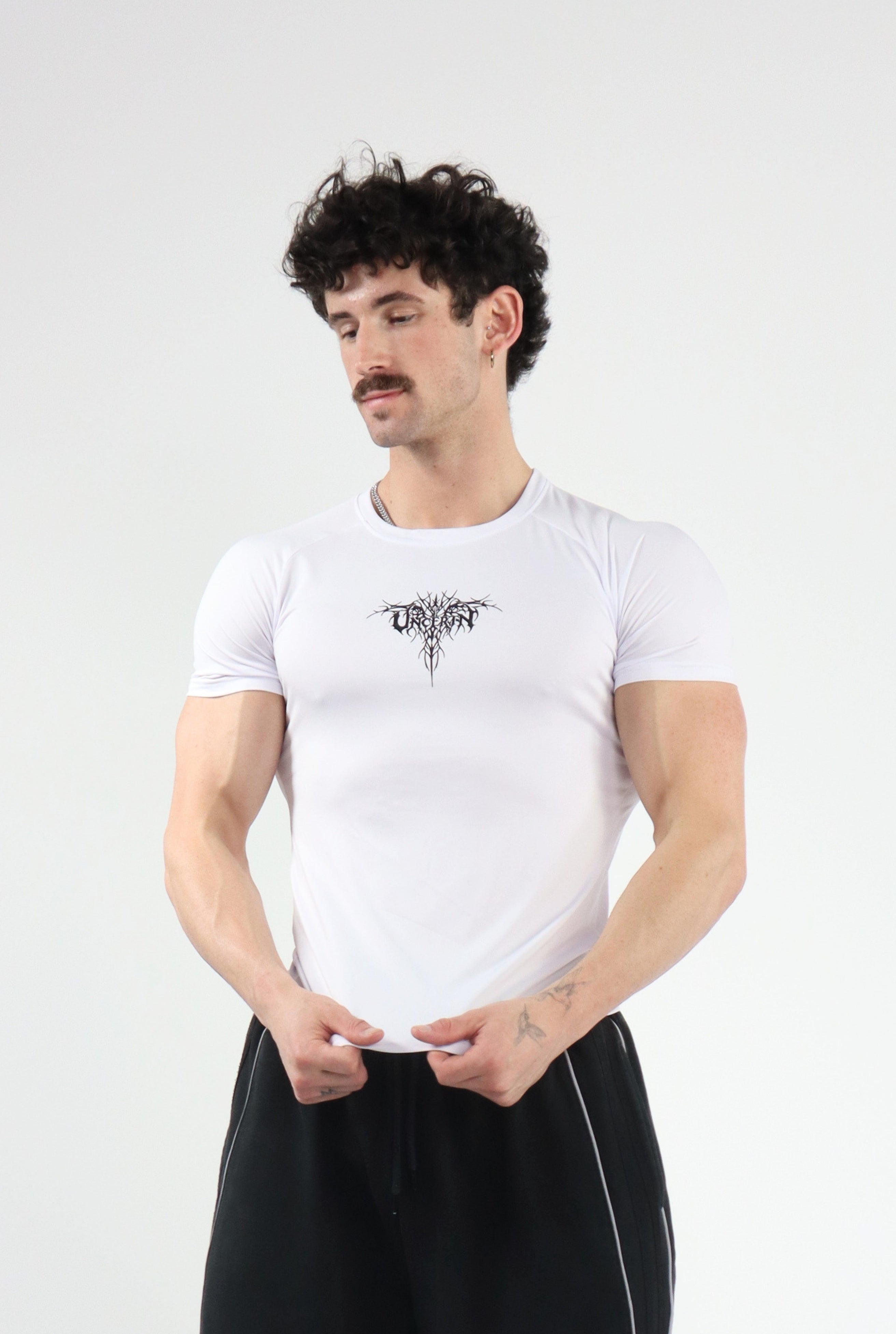 UC023 Envy Compression Tee - White
