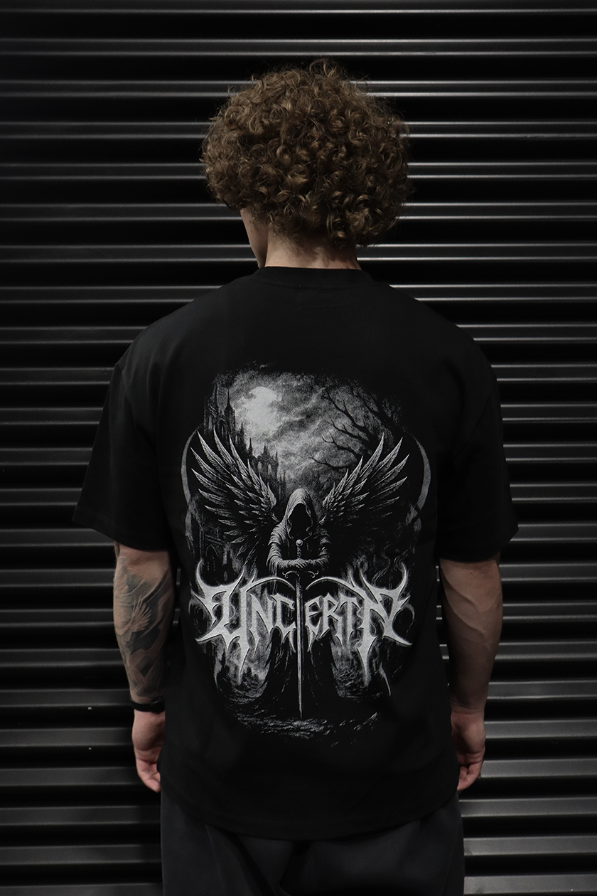 UC034 Dusk Oversized Tee - Black