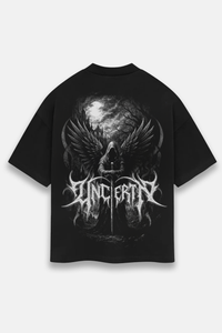 UC034 Dusk Oversized Tee - Black