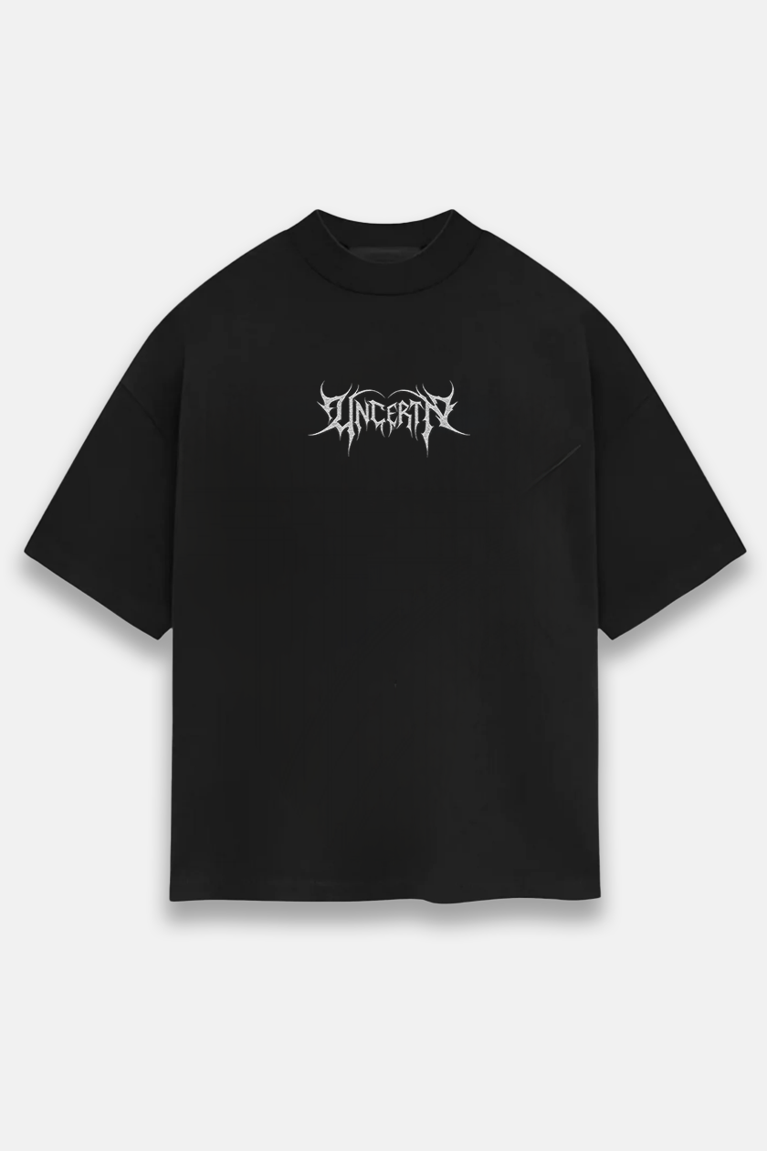 UC034 Dusk Oversized Tee - Black