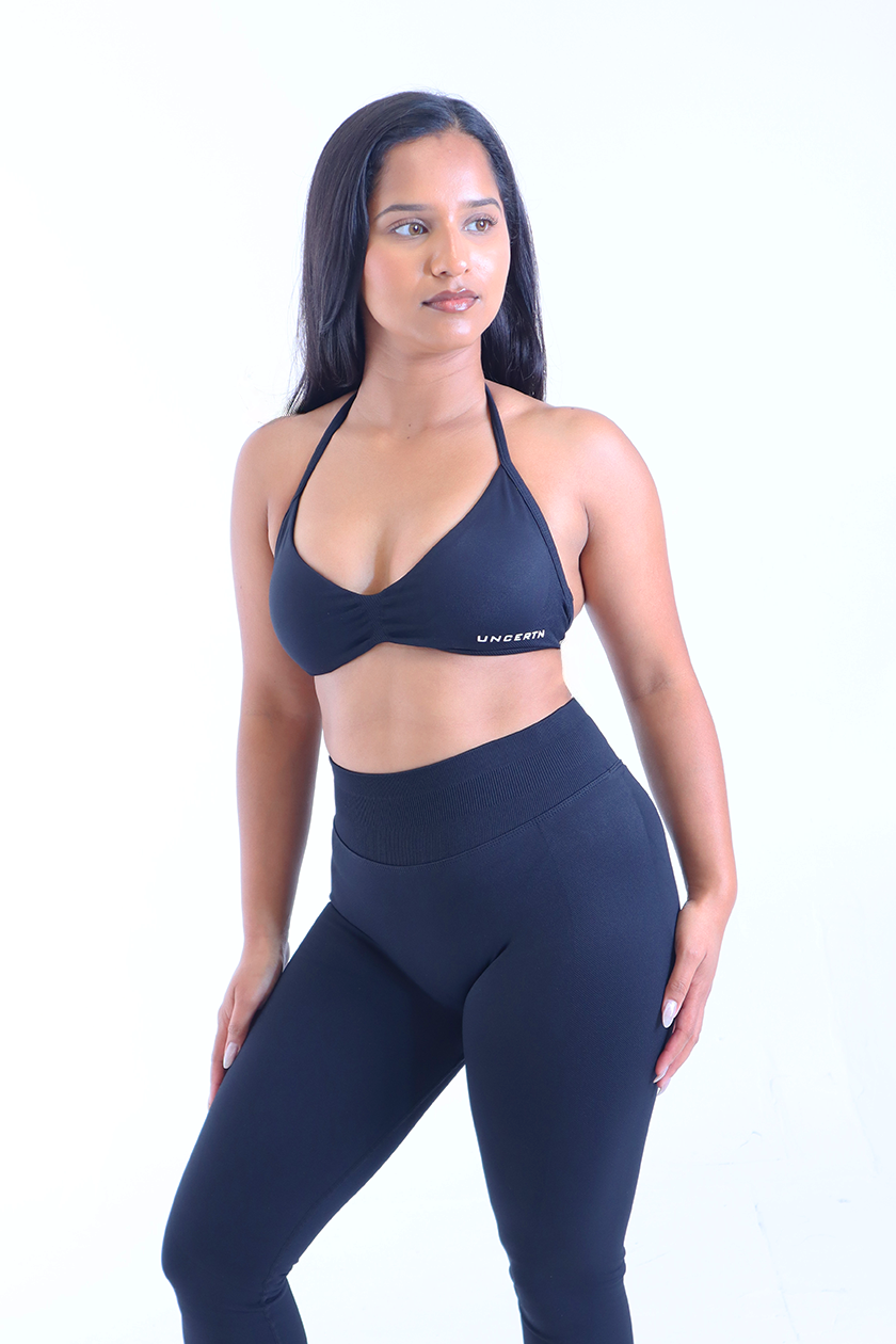 UC018 Elevate Backless Sports Bra - Black