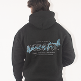 UC07 Resurgence Oversized Hoodie - Black/Blue