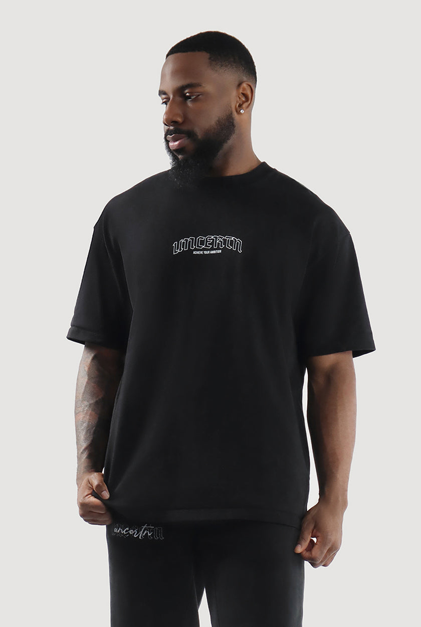 UC020 Triumph Oversized Tee - Black