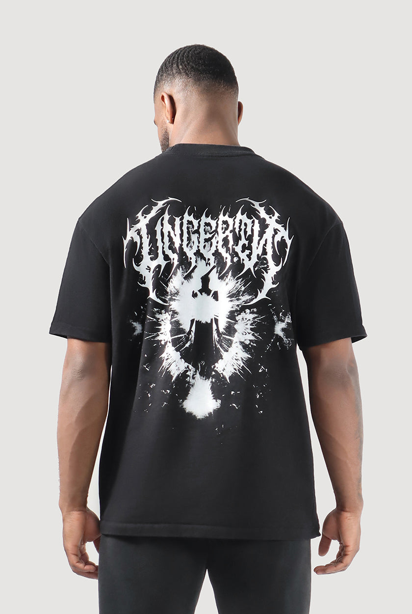 UC019 Destiny Oversized Tee - Black