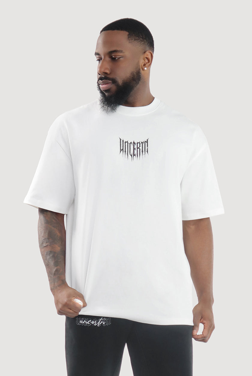 UC022 Envy Oversized Tee - White