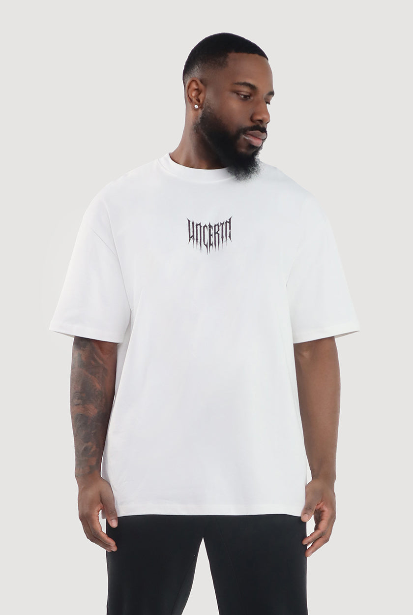 UC022 Envy Oversized Tee - White