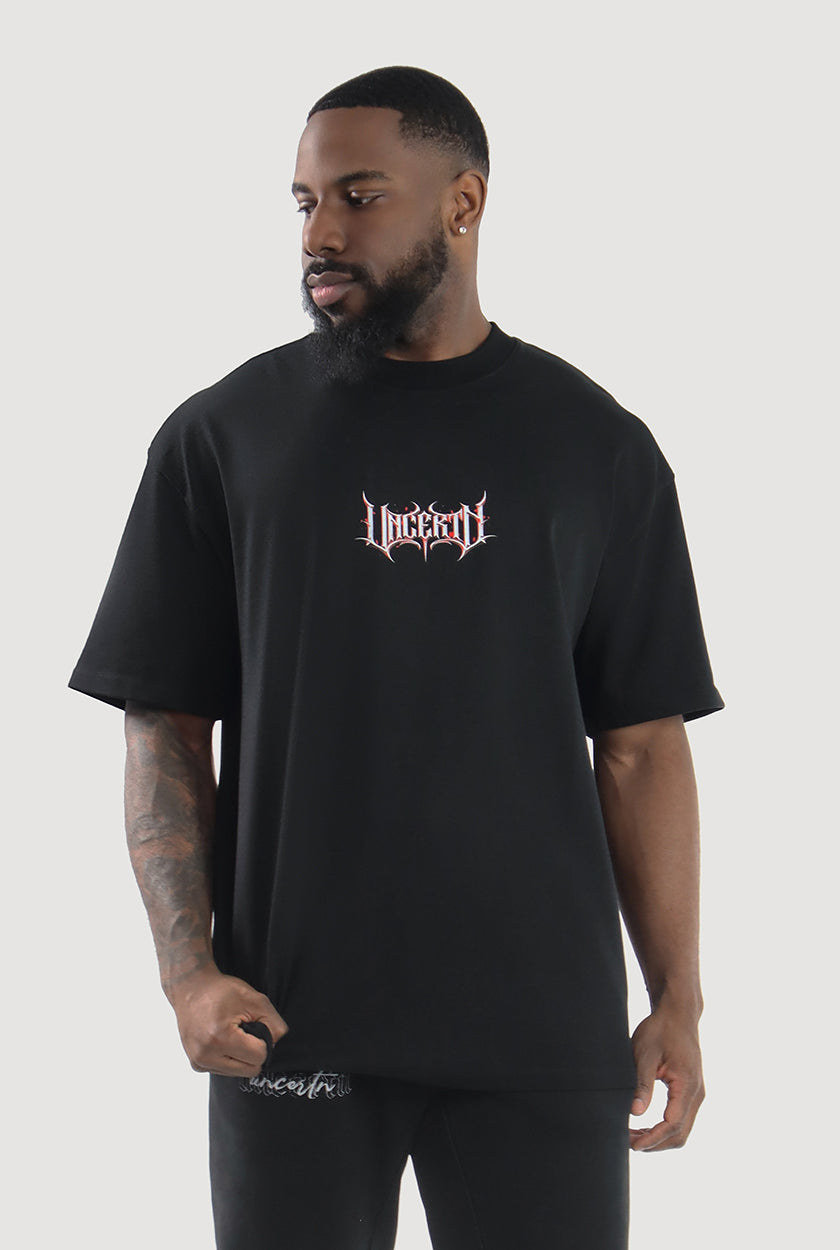 UC037 Katana Oversized Tee - Black
