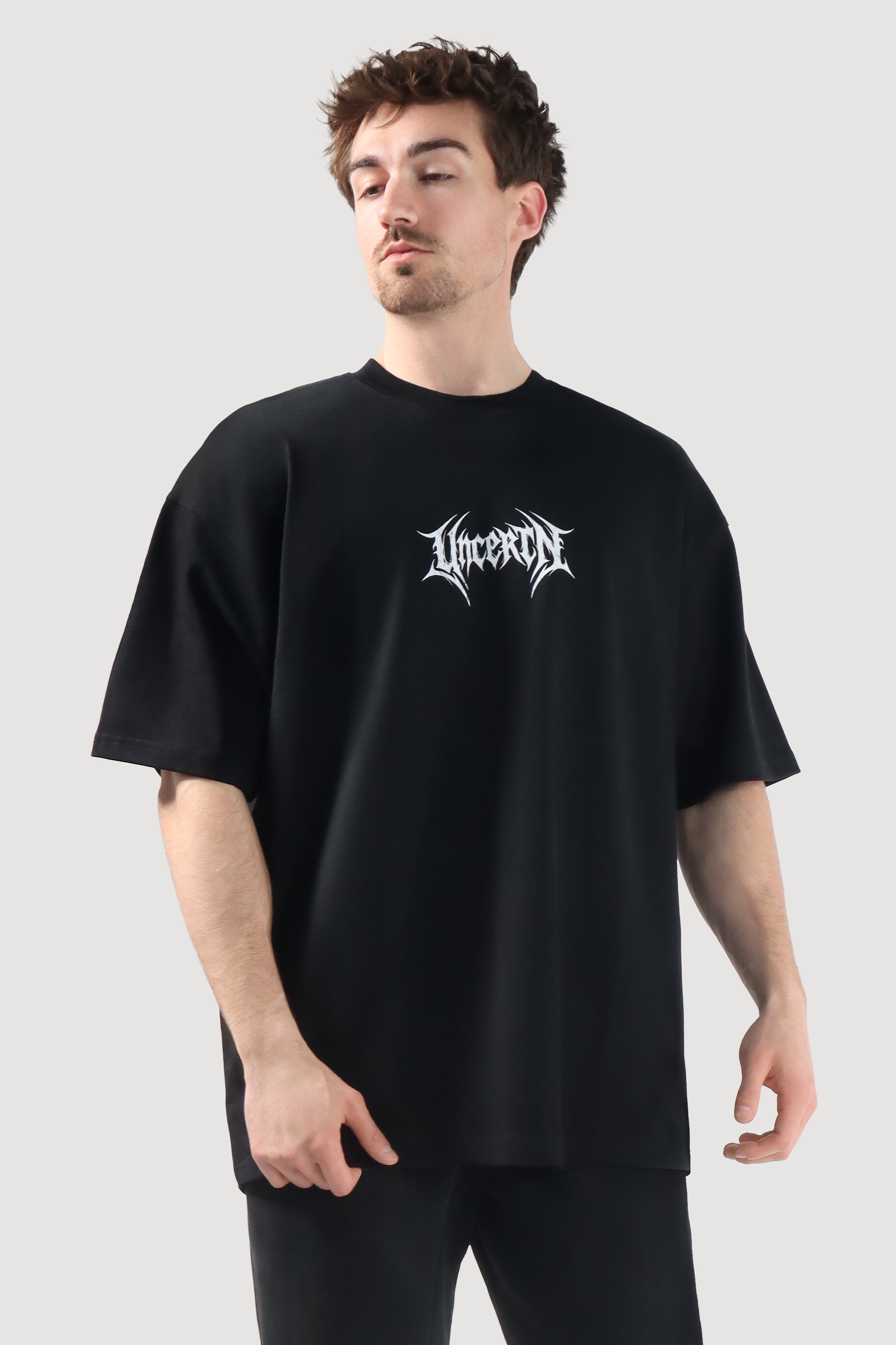 UC049 Rise Oversized Tee - Black