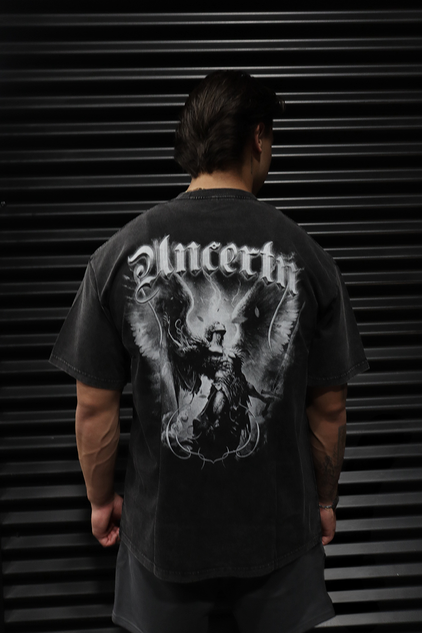UC028 Oblivion Oversized Tee - Black Wash