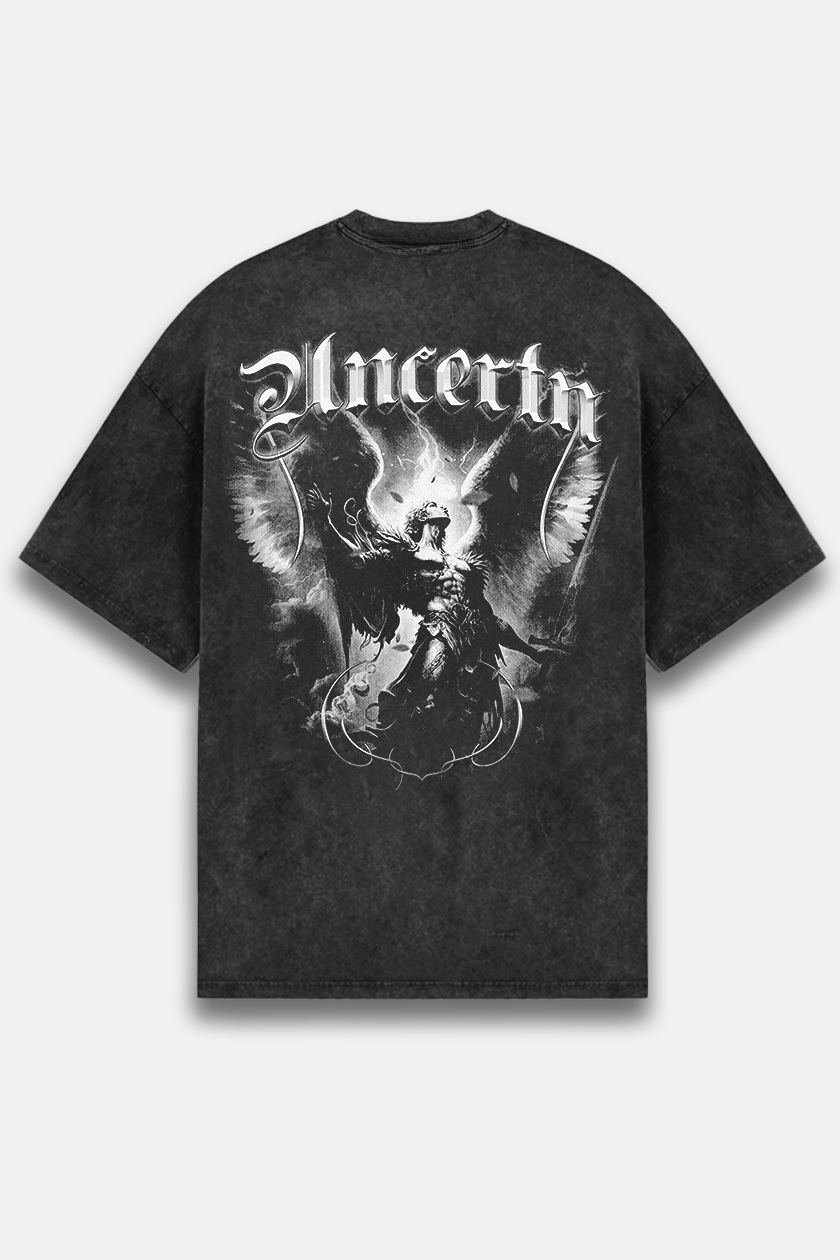 UC028 Oblivion Oversized Tee - Black Wash
